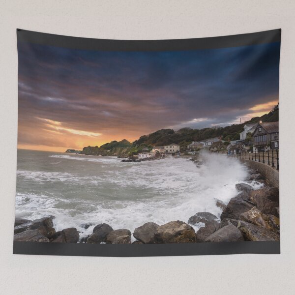 Item preview, Steephill Cove Storm Isle Of Wight designed and sold by manateevoyager.