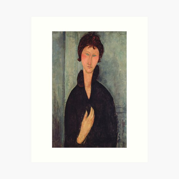 Item preview, Amedeo Modigliani - Woman With Blue Eyes designed and sold by artcenter.