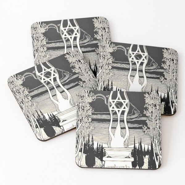 Item preview, HD. Illustration Of Memorial Flame by Ephraim Moses Lilien designed and sold by MINDTHECHERRY.