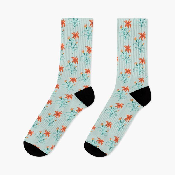 Item preview, Fresh summer orange and aqua flower designed and sold by AgusCami.