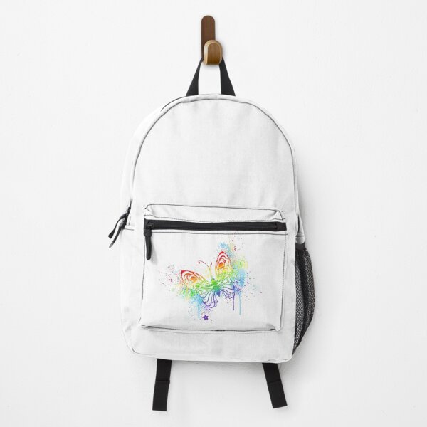 Item preview, Watercolor rainbow butterfly with spray designed and sold by Blackmoon9.