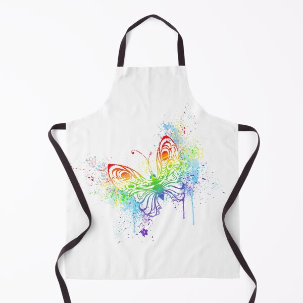 Item preview, Watercolor rainbow butterfly with spray designed and sold by Blackmoon9.