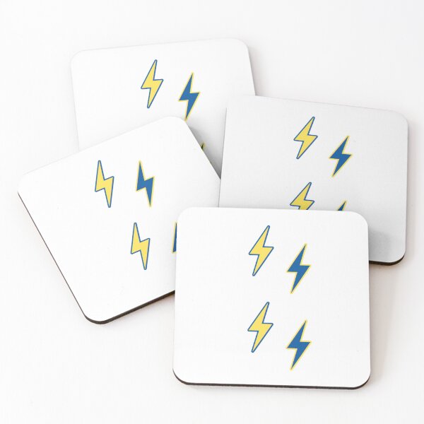 Item preview, yellow blue bolt designed and sold by stretler.