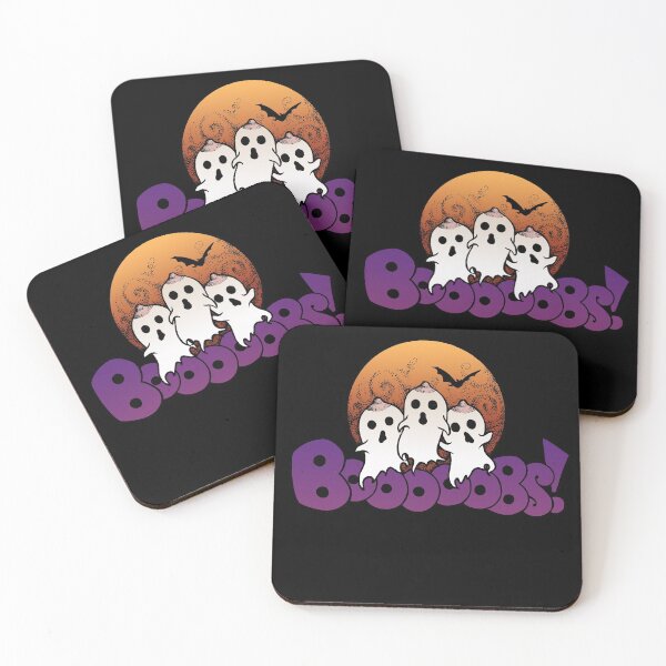 Item preview, Booooobs! Funny Halloween illustration for breastfeeding moms and babies.  designed and sold by RedFinchDesigns.