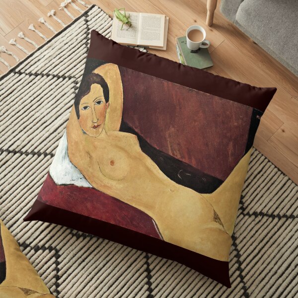Amedeo Modigliani - Reclining Nude Floor Pillow
