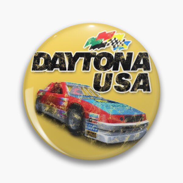 Item preview, Daytona USA Distressed Car Logo designed and sold by StebopDesigns.