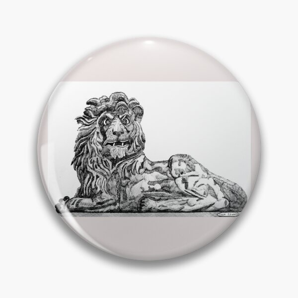 Item preview, 285 - THE PORTMEIRION LION - DAVE EDWARDS - INK 2020 designed and sold by BLYTHART.