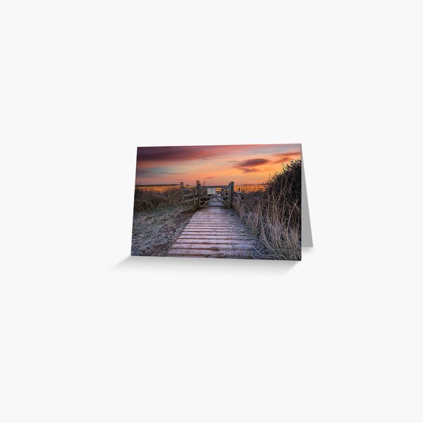 Newtown Saltmarsh IOW Greeting Card