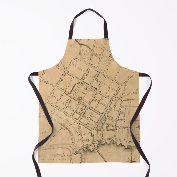 Item preview, Vintage Map of New Haven CT (1827) designed and sold by BravuraMedia.
