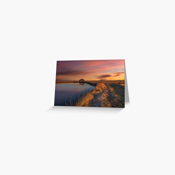 Newtown Saltmarsh Sunrise Greeting Card