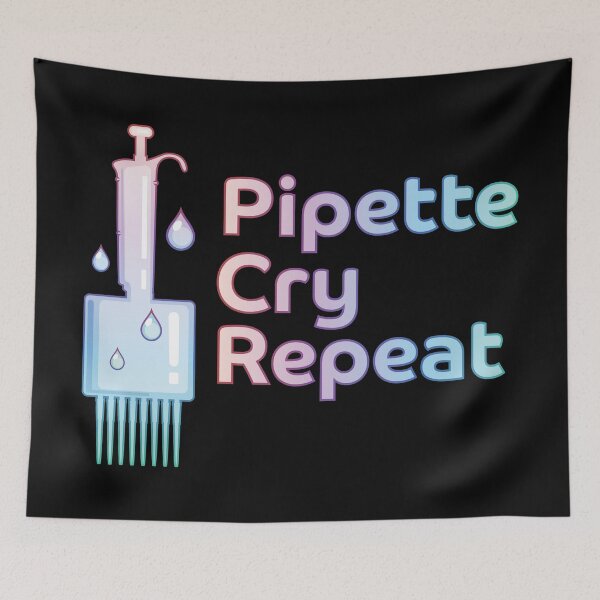 Item preview, Multi Pipette Cry Repeat PCR designed and sold by Zit-Zat-Zot.