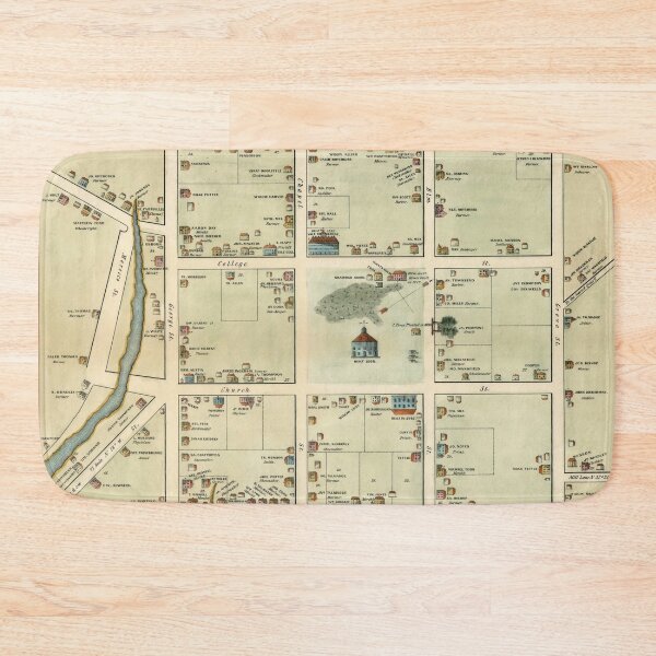 Item preview, Vintage Map of New Haven CT (1865) designed and sold by BravuraMedia.