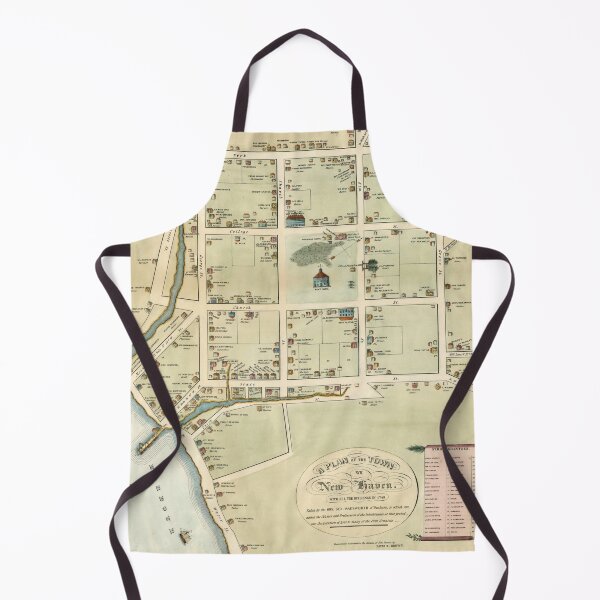 Item preview, Vintage Map of New Haven CT (1865) designed and sold by BravuraMedia.