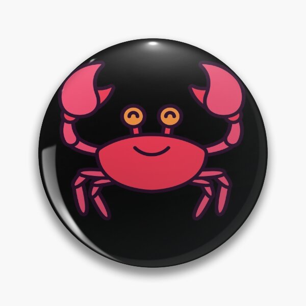Item preview,  Smiling pink crab designed and sold by Bennie Singh.