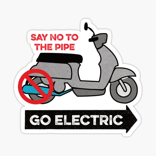 Electric Moped Stickers for Sale