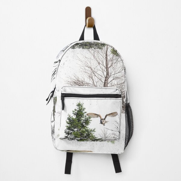 Item preview, Winter Owl Fox Snow Forest designed and sold by GuyBlank.