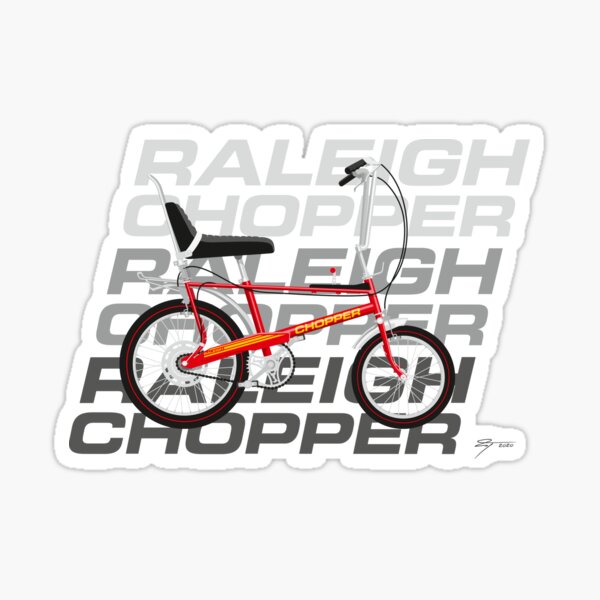 Raleigh 2024 chopper stickers