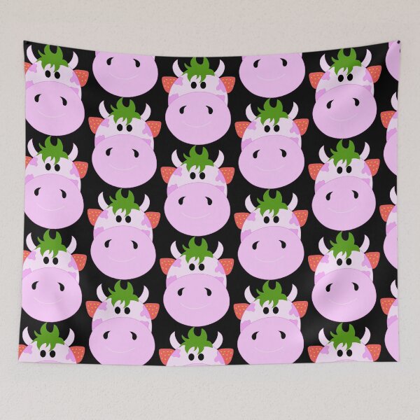 Item preview, Strawberry Cow Cute Pet Pink cow designed and sold by Rakesh Murugan.