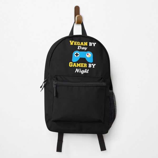 Vegan By Day Gamer By Night Backpack