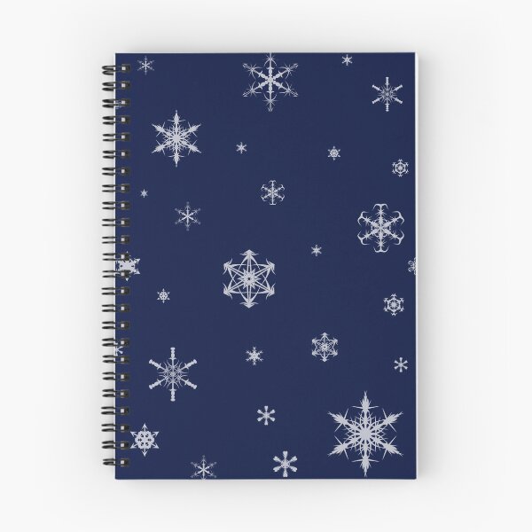 Item preview, Falling Snowflakes - Navy Blue designed and sold by OculusDesign.