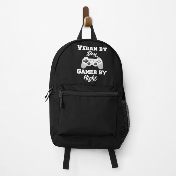 Vegan By Day Gamer By Night Backpack