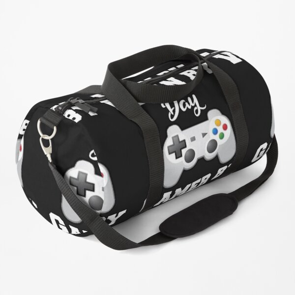 Vegan By Day Gamer By Night Duffle Bag