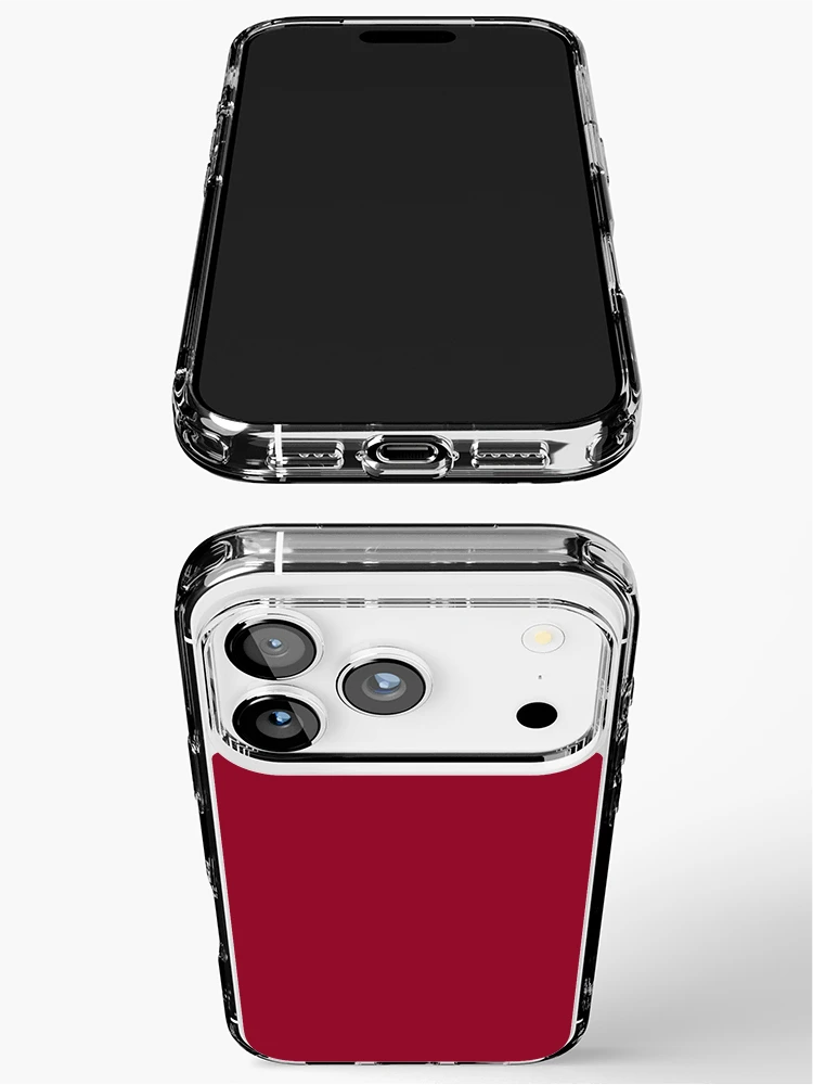 Thumbnail 3 of 5, iPhone Case, Raspberry designed and sold by ColorObsession.