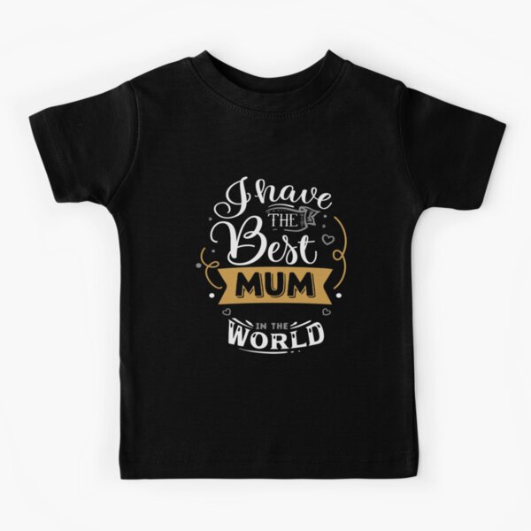 Meilleure maman T-shirt enfant