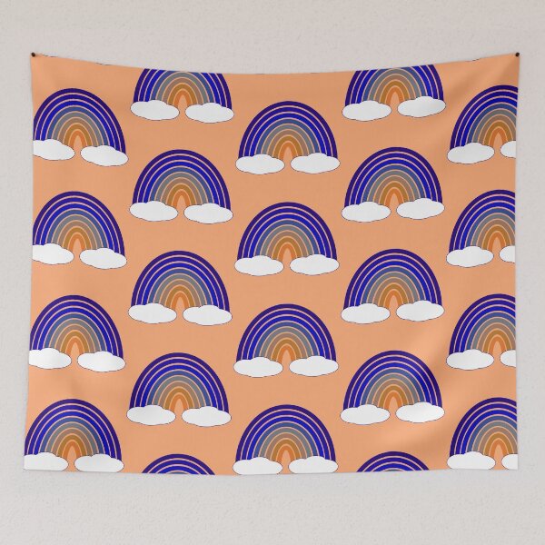 Item preview, Blue and Orange Rainbow - School Colors designed and sold by Danimw.