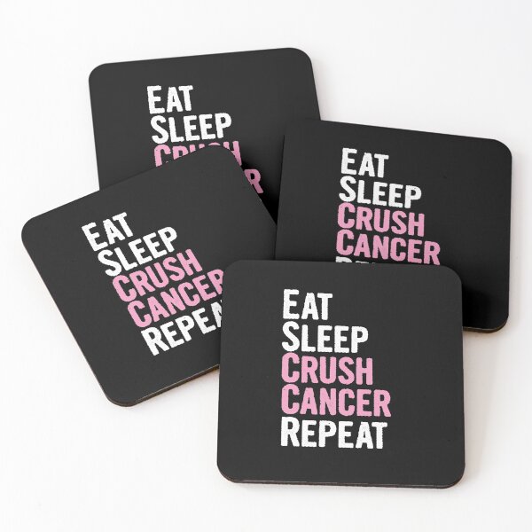 Item preview, Eat Sleep Crush Cancer Repeat Novelty Gift  designed and sold by Akmloza.