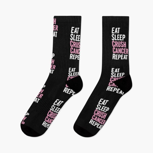 Item preview, Eat Sleep Crush Cancer Repeat Novelty Gift  designed and sold by Akmloza.