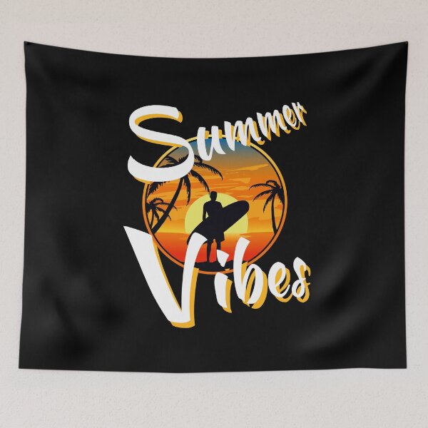 Item preview, Summer mood Vibes surfer retro vintage designed and sold by shurikaner.