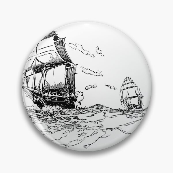 Item preview, Sailboat American Merchant Ships and Sailors designed and sold by greengoodnich.