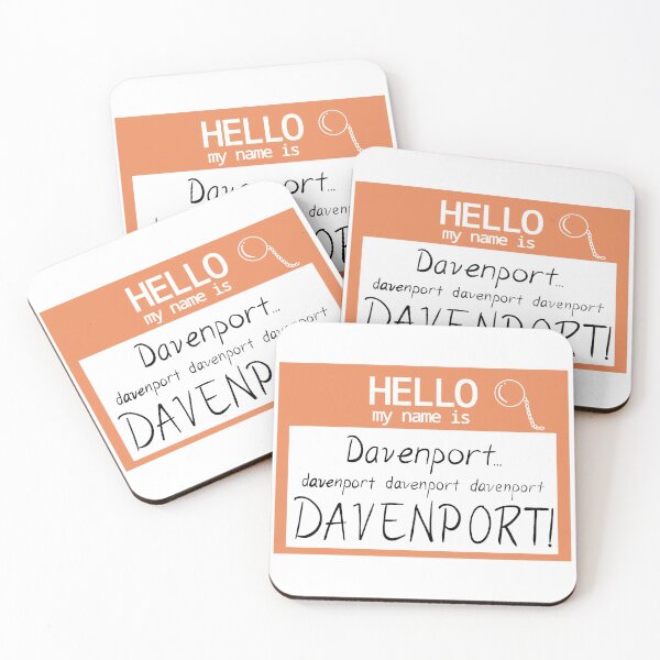 Item preview, Davenport Nametag V2 designed and sold by Glitch4Nov.