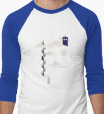 He lives on a cloud in the sky Baseball ¾ Sleeve T-Shirt