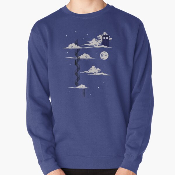 He lives on a cloud in the sky Pullover Sweatshirt