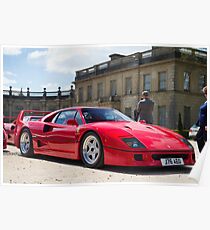 The Ferrari F40 Poster