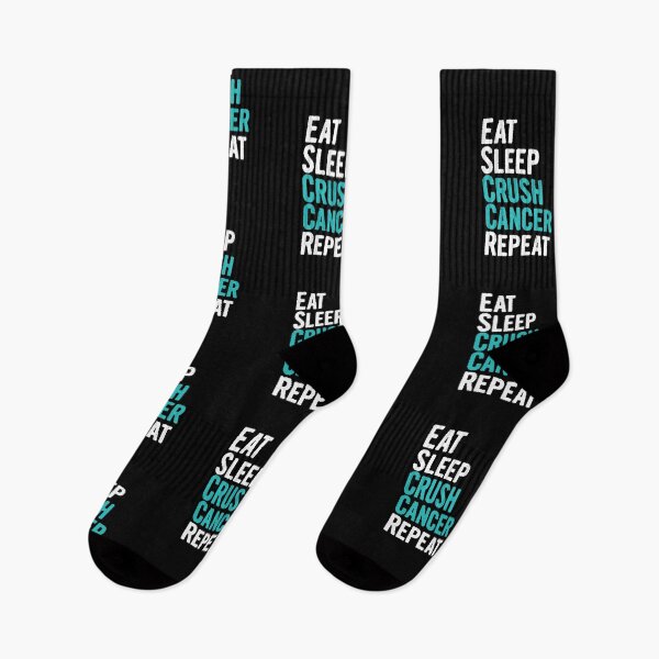Item preview, Eat Sleep Crush Ovarian  Cancer Repeat Novelty Gift  designed and sold by Akmloza.