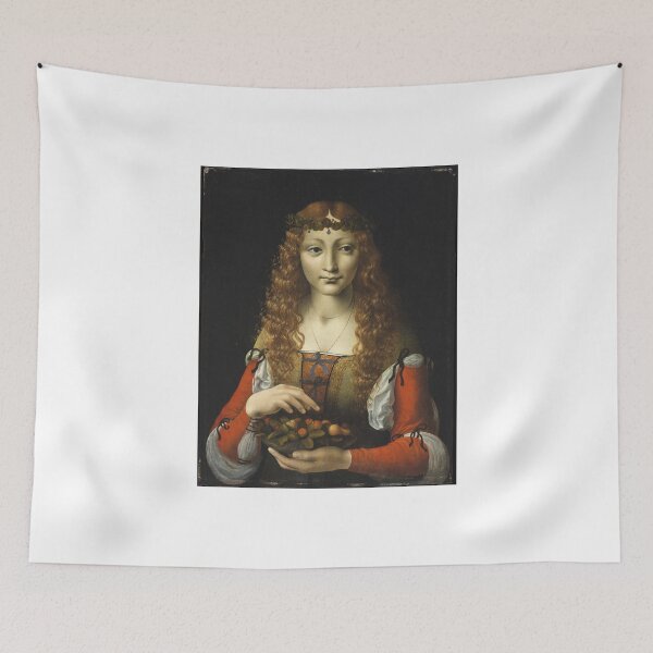 Item preview, Giovanni Ambrogio De Predis - Girl With Cherries designed and sold by artcenter.