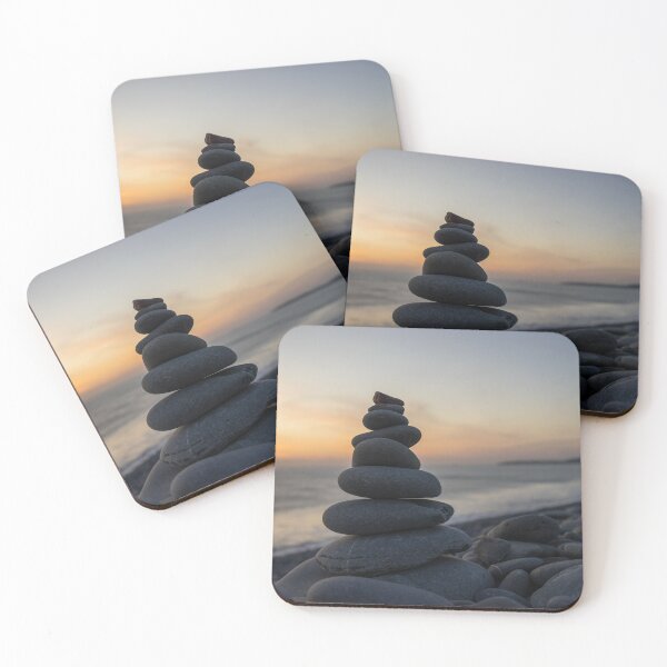 Item preview, Holistic beach pebble stack designed and sold by twymanphoto.