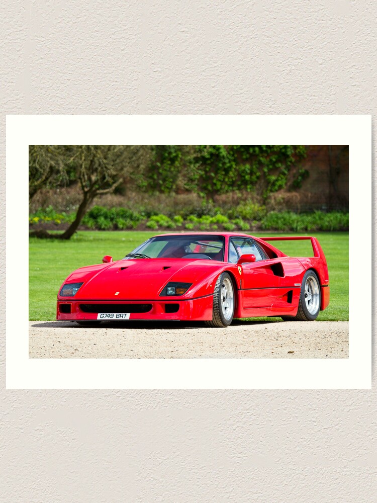 The Ferrari F40 Art Print for Sale by Gareth Spiller