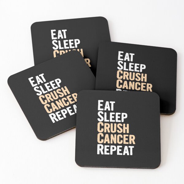 Item preview, Eat Sleep Crush Uterine Cancer Repeat Novelty Gift  designed and sold by Akmloza.