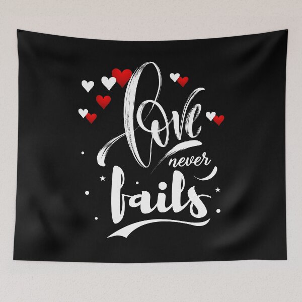 Item preview, Love Never Fails designed and sold by Ninjawhere.