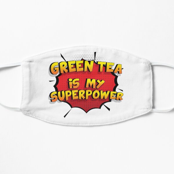 Green Tea est mon cadeau super design Green Tea dr�le Masque sans plis