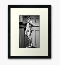 Michelangelo's David Framed Print