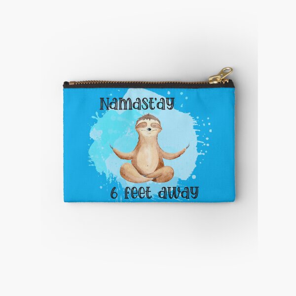 Item preview, Namast'ay Sloth Meditating With Social Distancing. designed and sold by 3bythelake.
