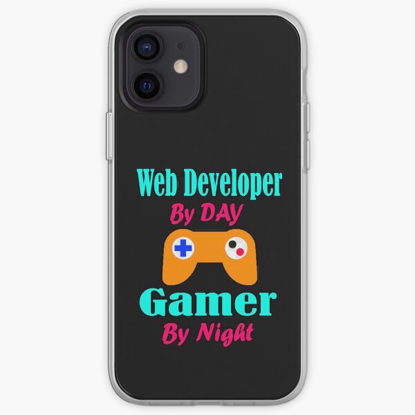 Web Developer By Day Gamer By Night iPhone Soft Case