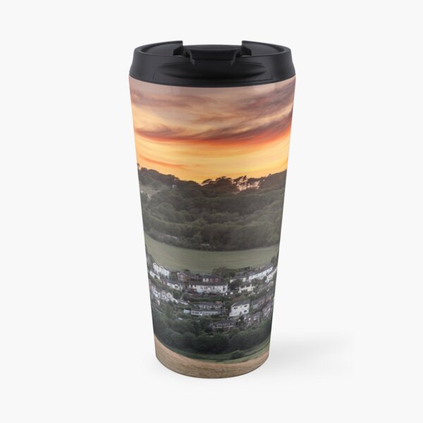 Brading Sunset Isle Of Wight Travel Mug
