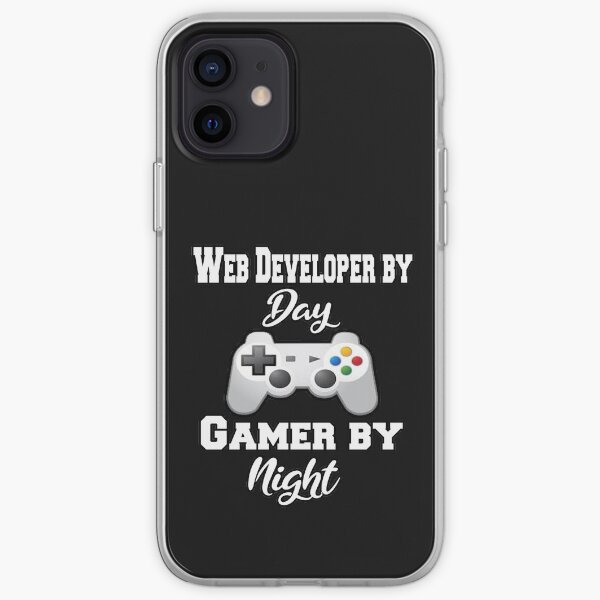 Web Developer By Day Gamer By Night iPhone Soft Case