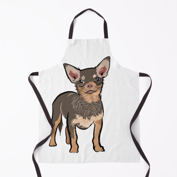 Item preview, chihuahua dog funny poster | chihuahua dog funny t-shirt | Pretty brown chihuahua dog standing and facing the camera designed and sold by KARTICK DUTTA.
